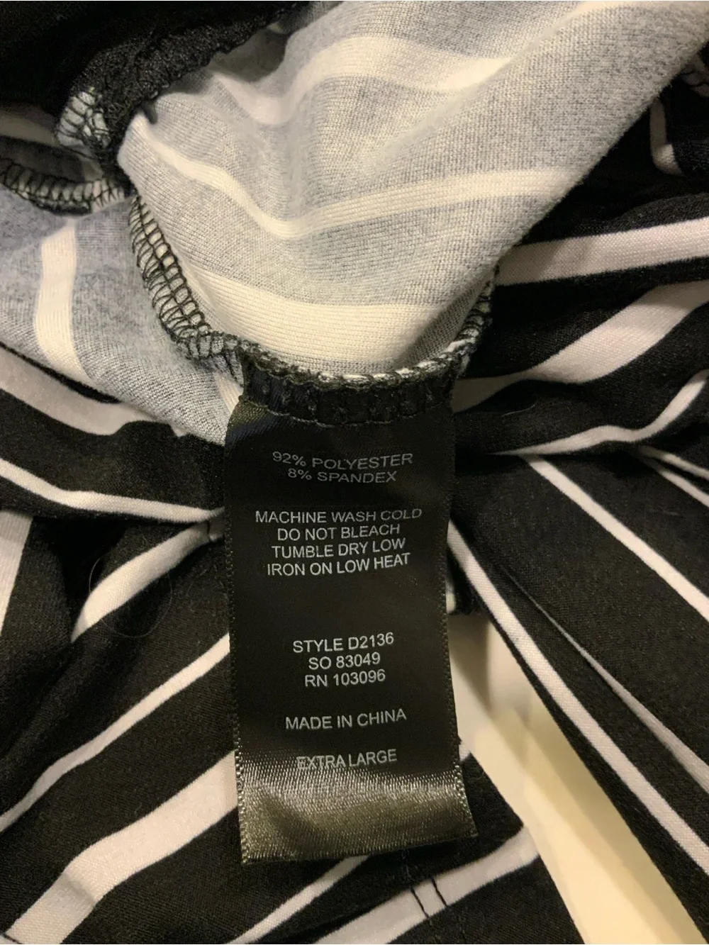 Discreet Black and White Vertical Stripe Strapless Jumpsuit
